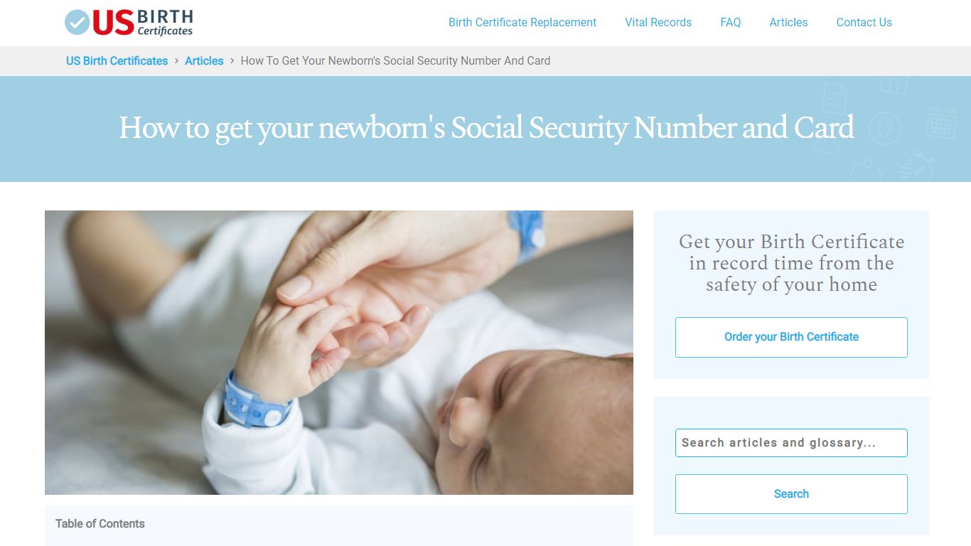 How to Get Your Newborn's Social Security Number and Card